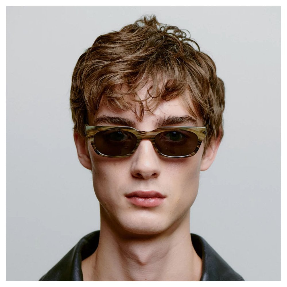 Bror Sunglasses - Striped Horn