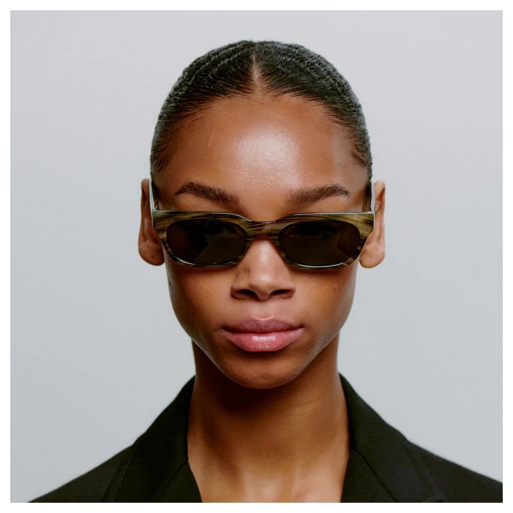Bror Sunglasses - Striped Horn