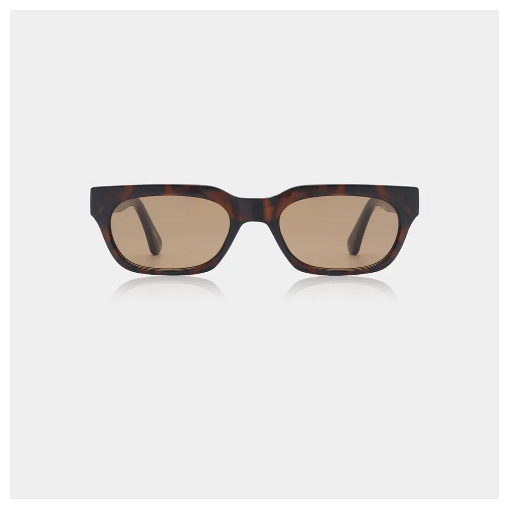 Bror Sunglasses - Demi Tortoise, Brown Lens