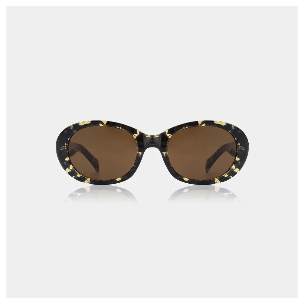 Anma Sunglasses - Black / Yellow Tortoise