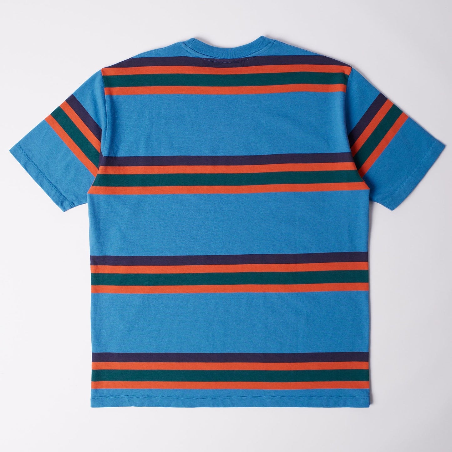 Script Striped T-shirt - Blue