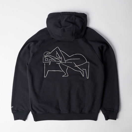 Sleep Now Hooded Sweatshirt - Black