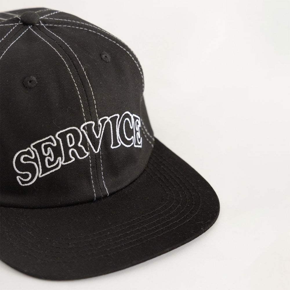 Arch Logo Contrast Stitch Cap - Black