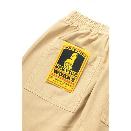 Canvas Chef Pant - Khaki