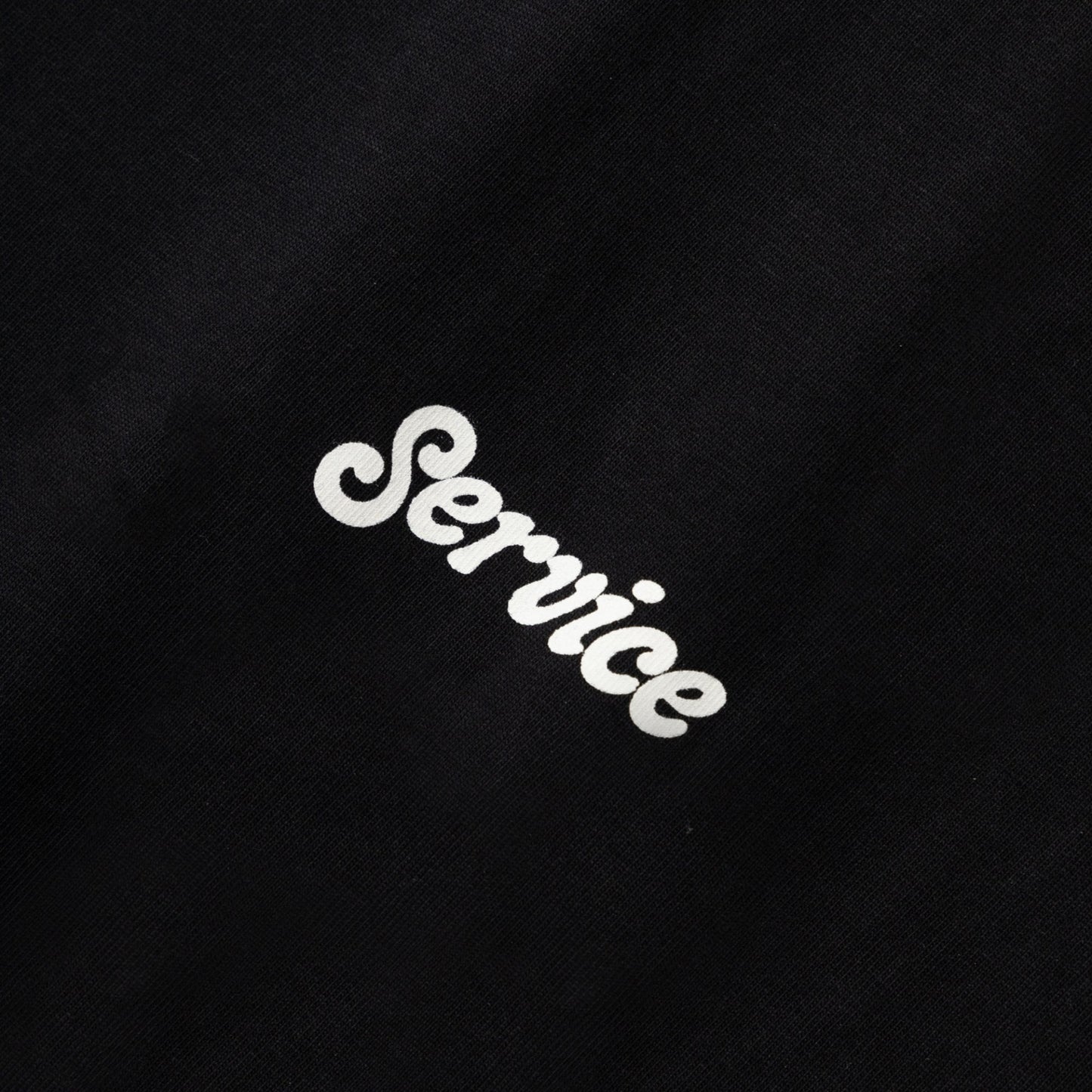 Service Logo Tee - Black