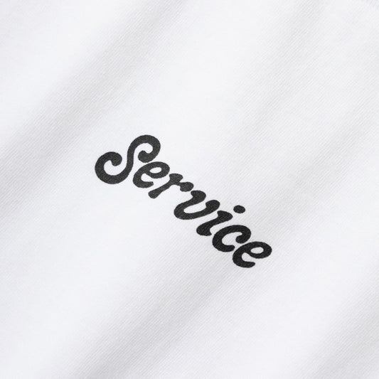 Service Logo Tee - White
