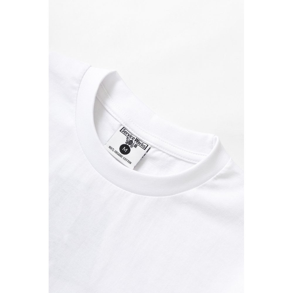 Service Logo Tee - White