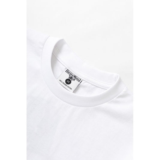 Service Logo Tee - White