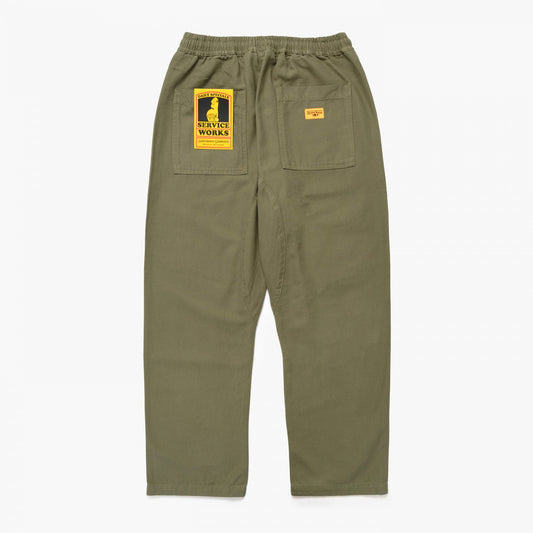 Canvas Chef Pant - Olive