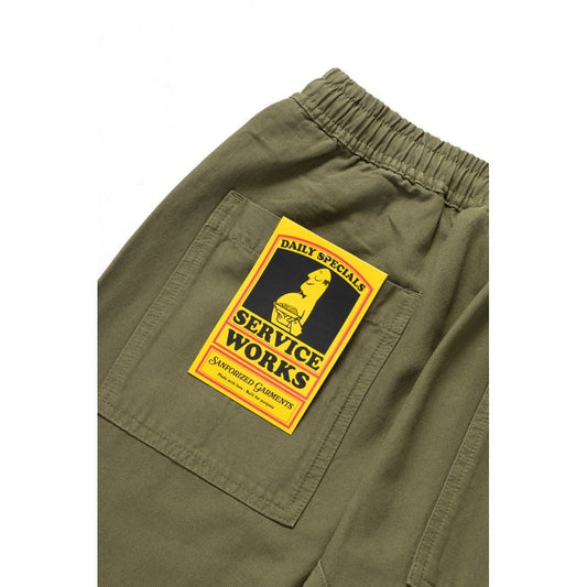 Canvas Chef Pant - Olive