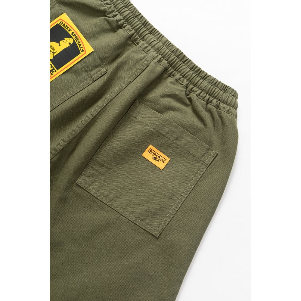 Canvas Chef Shorts - Olive
