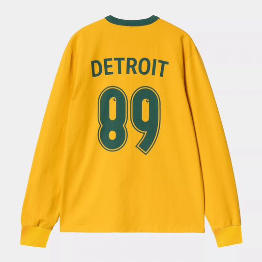 L/s 89 Ringer T-shirt Quince/rainforest