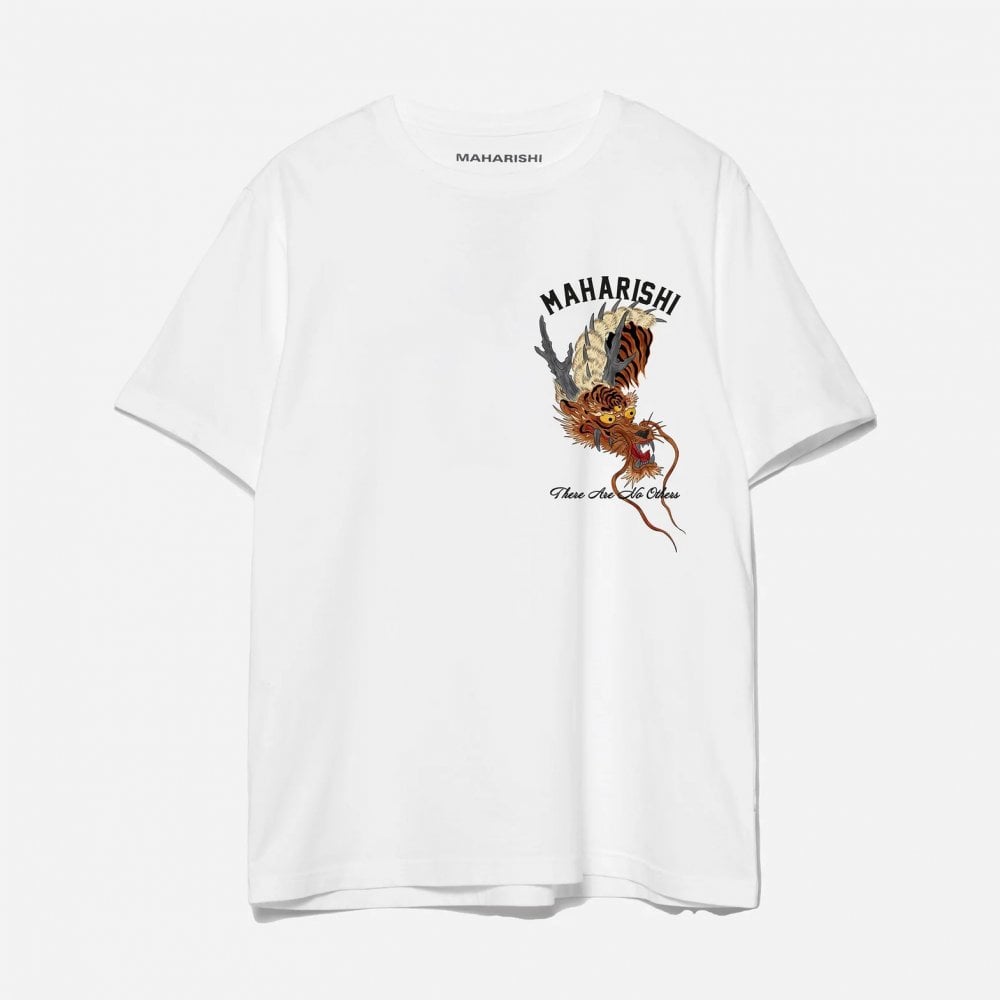 6100 Tour Tiger Dragon T-shirt - White