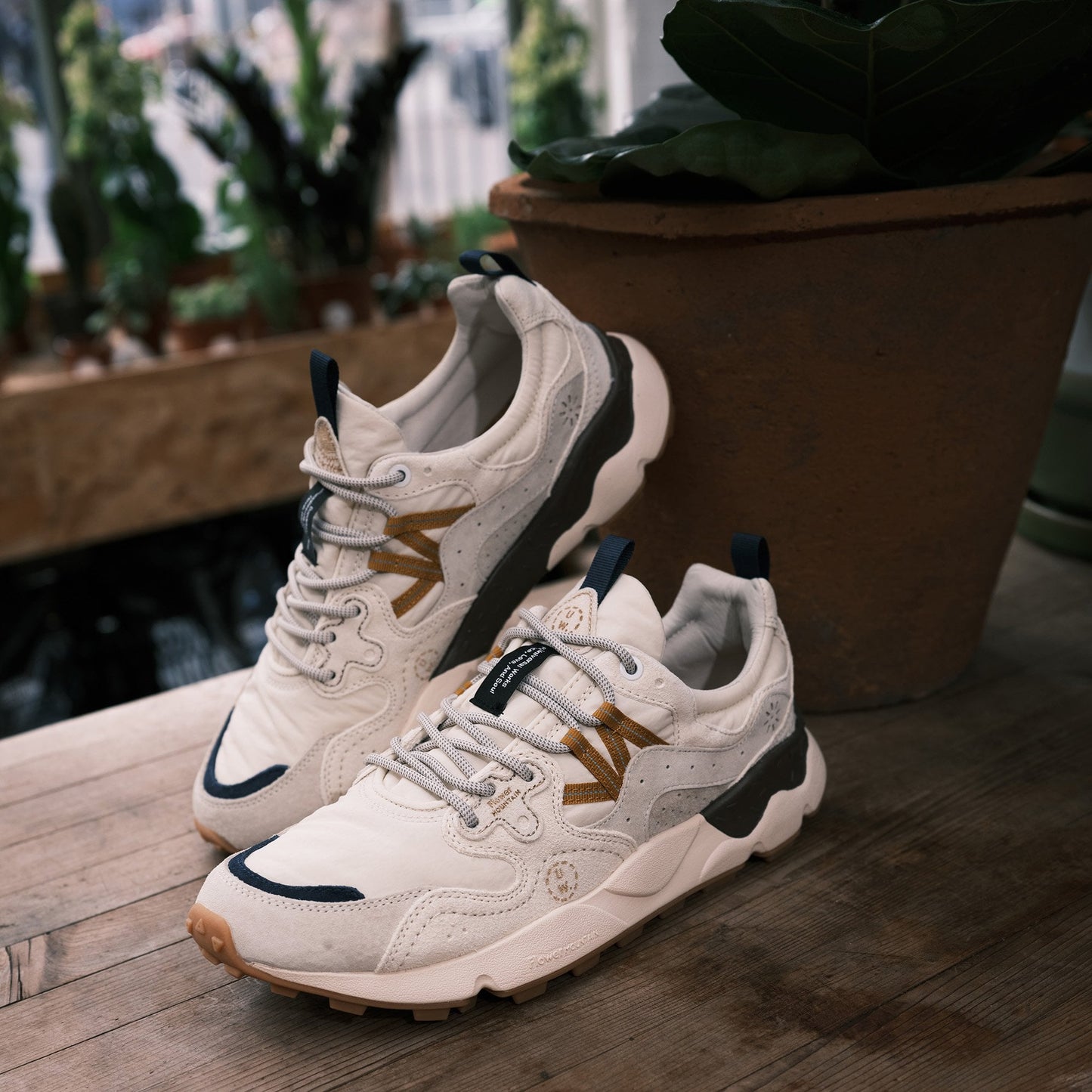 Flower Mountain X Universal Works Yamano 3 Uni - Ecru-Light Brown