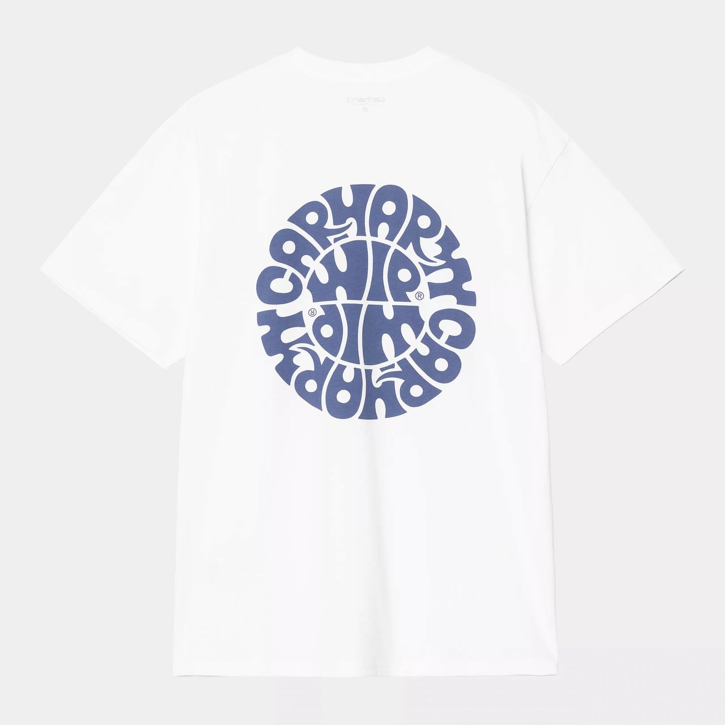 S/S Jazzy T-shirt - White / Blue Iris