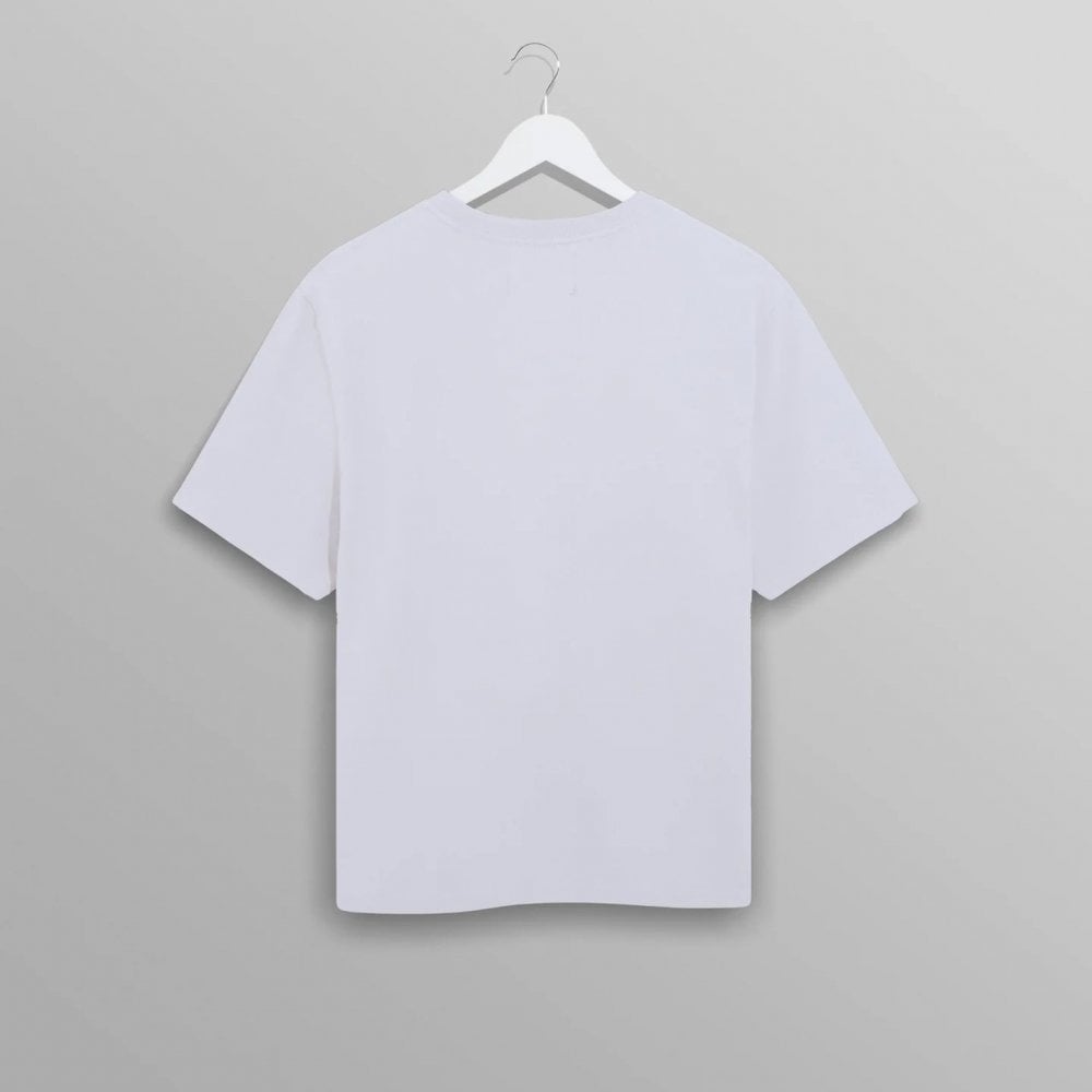 Dean Textured Organic Cotton T-Shirt - White