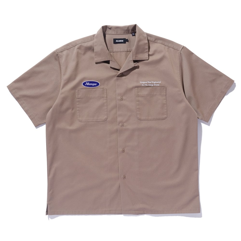 Embroidered S/s Work Shirt