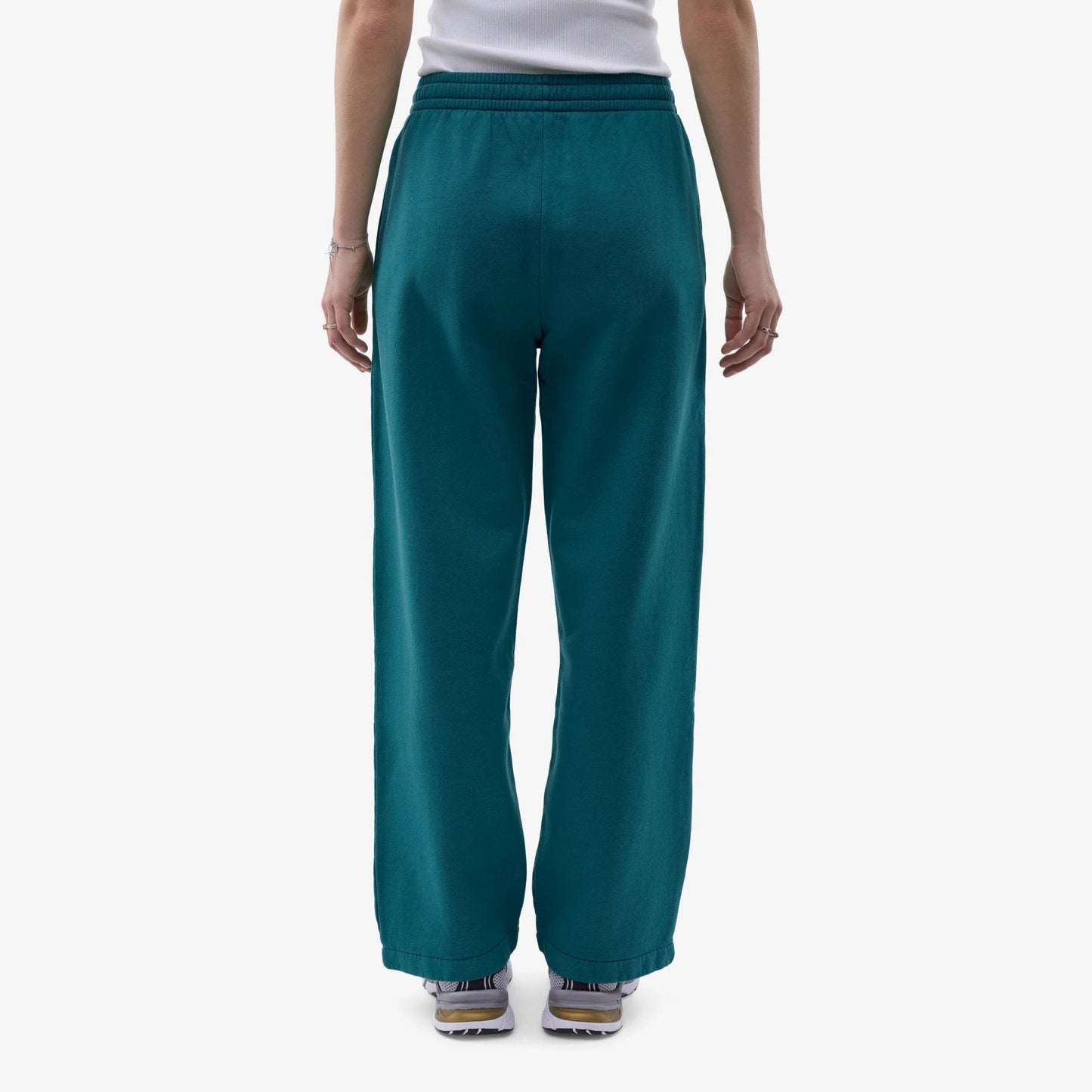 Organic Straight Leg Sweatpants - Ocean Green