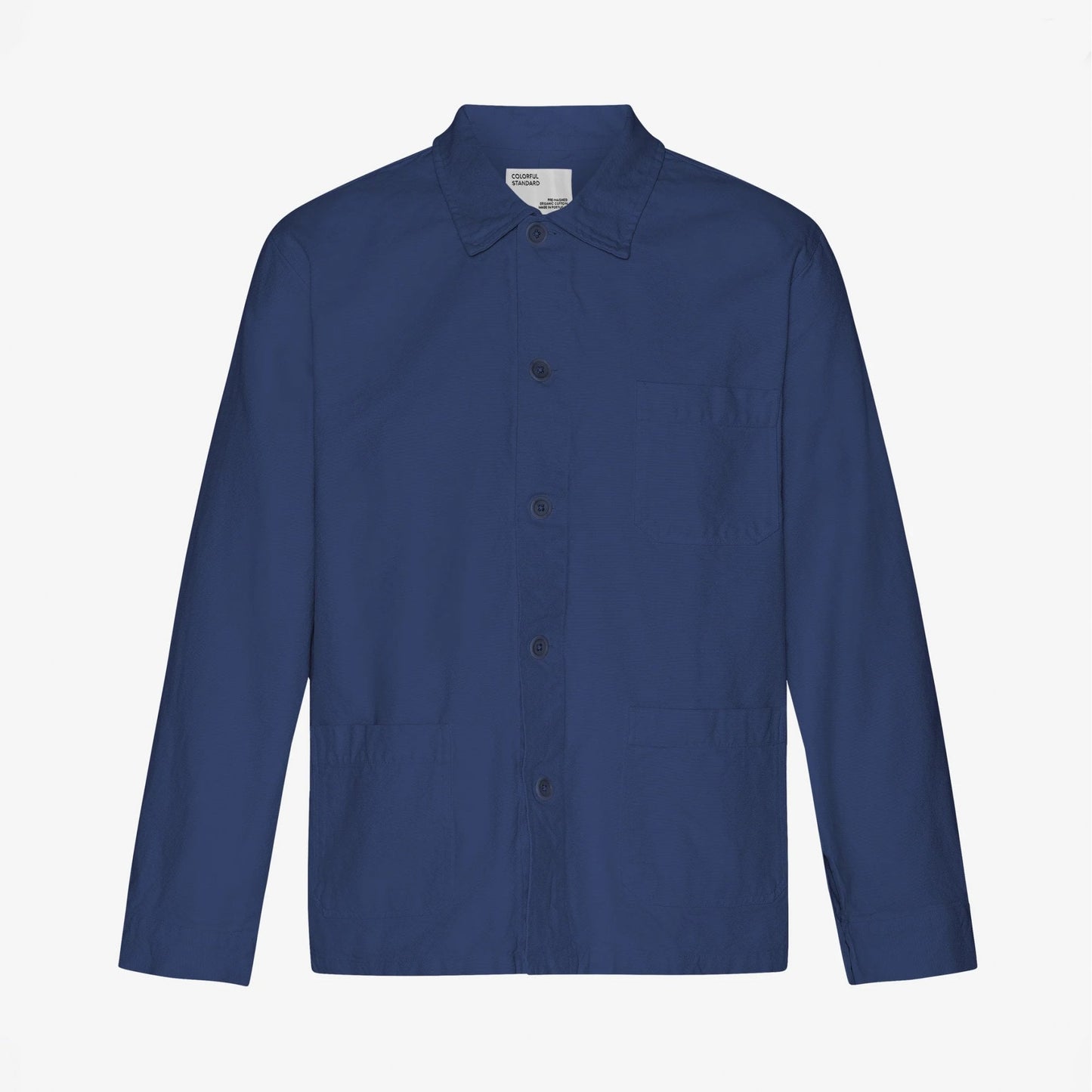 Organic Workwear Jacket - Marine Blue