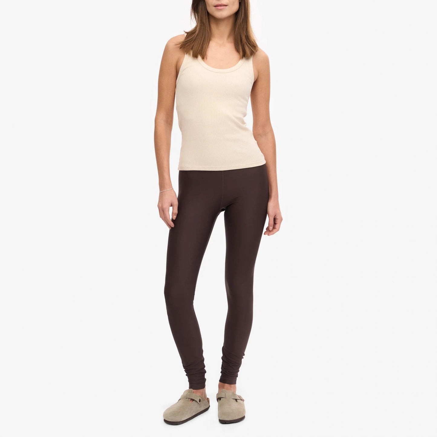 Women's Organic Rib Tank Top - Ivory White