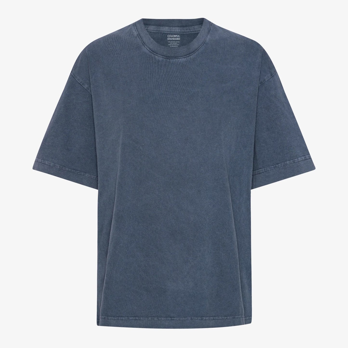 Oversized Organic T-Shirt - Neptune Blue