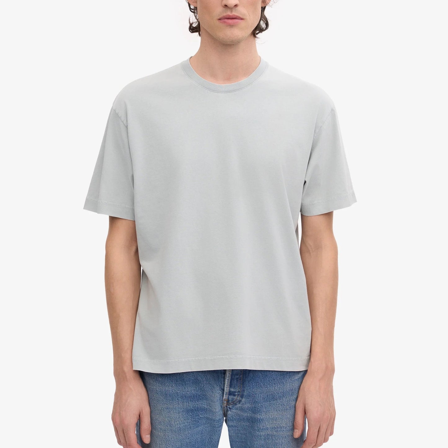 Oversized Organic T-Shirt - Faded Grey