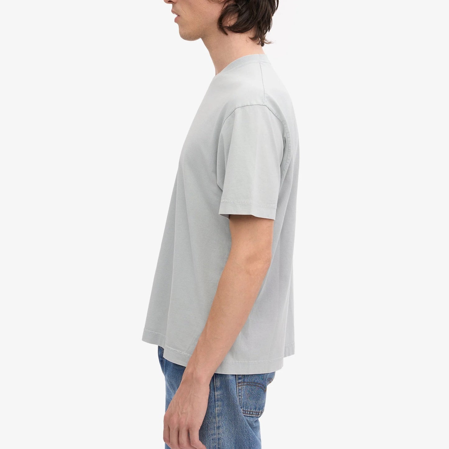 Oversized Organic T-Shirt - Faded Grey