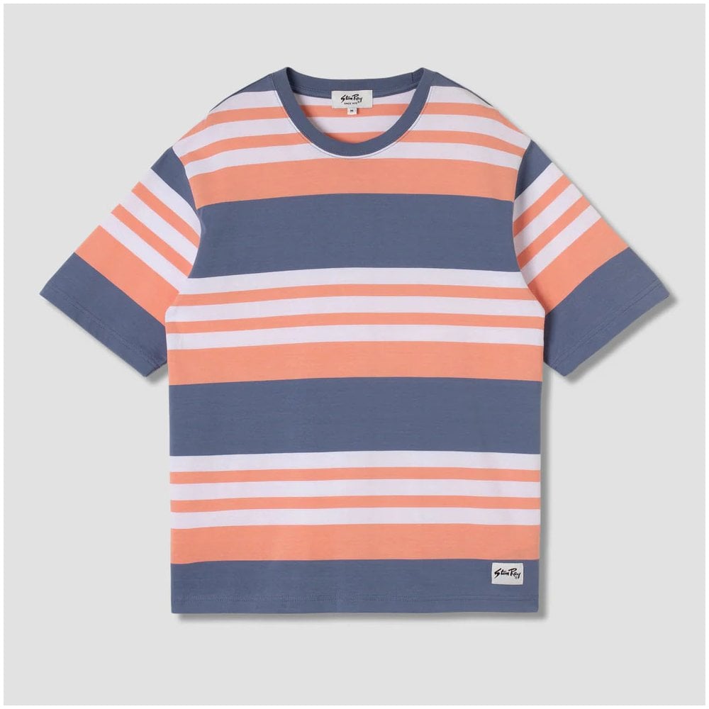Stripe Tee - Washed Red