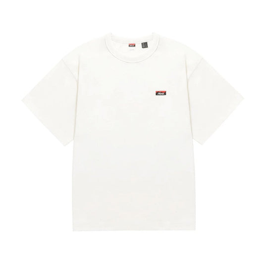Eco Hybrid Box Logo Embroidery Tee - White