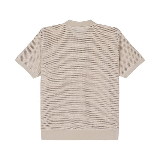 Saratoga Mesh Polo SS, Silver Grey