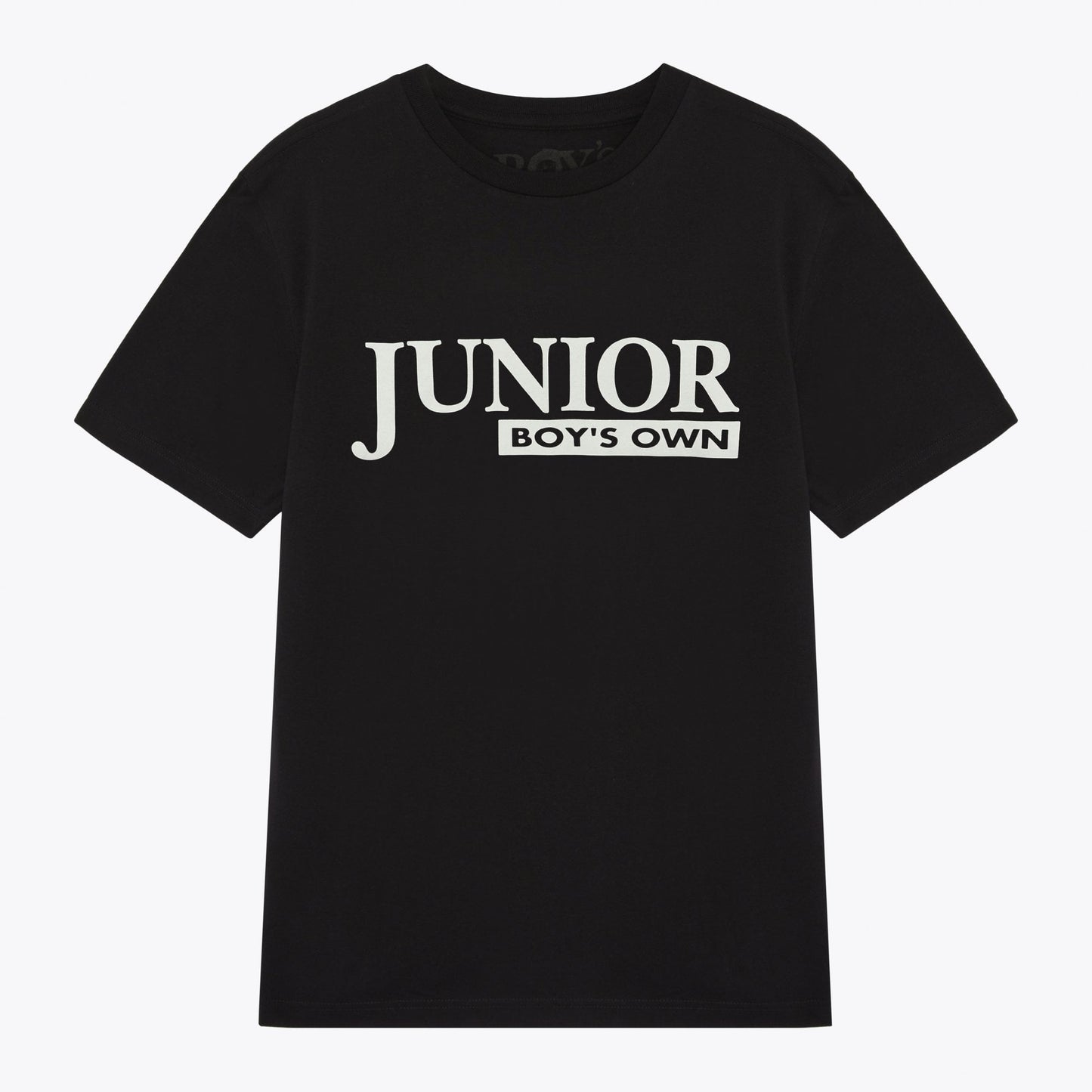 Junior Boy's Own Minimal Logo T-shirt - Black