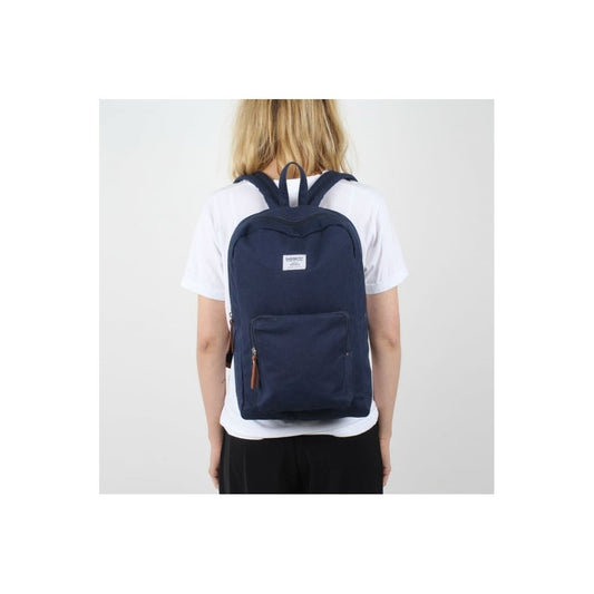 Kim - Navy with Cognac Brown