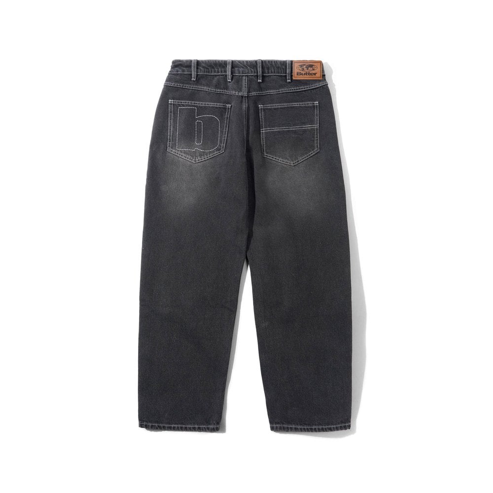 Ace Denim Jeans - Distressed Black
