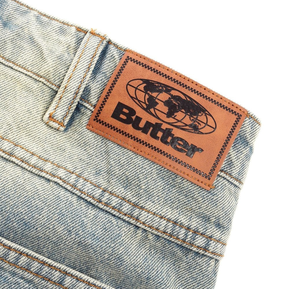 Ace Denim Jeans - Distressed Light Blue