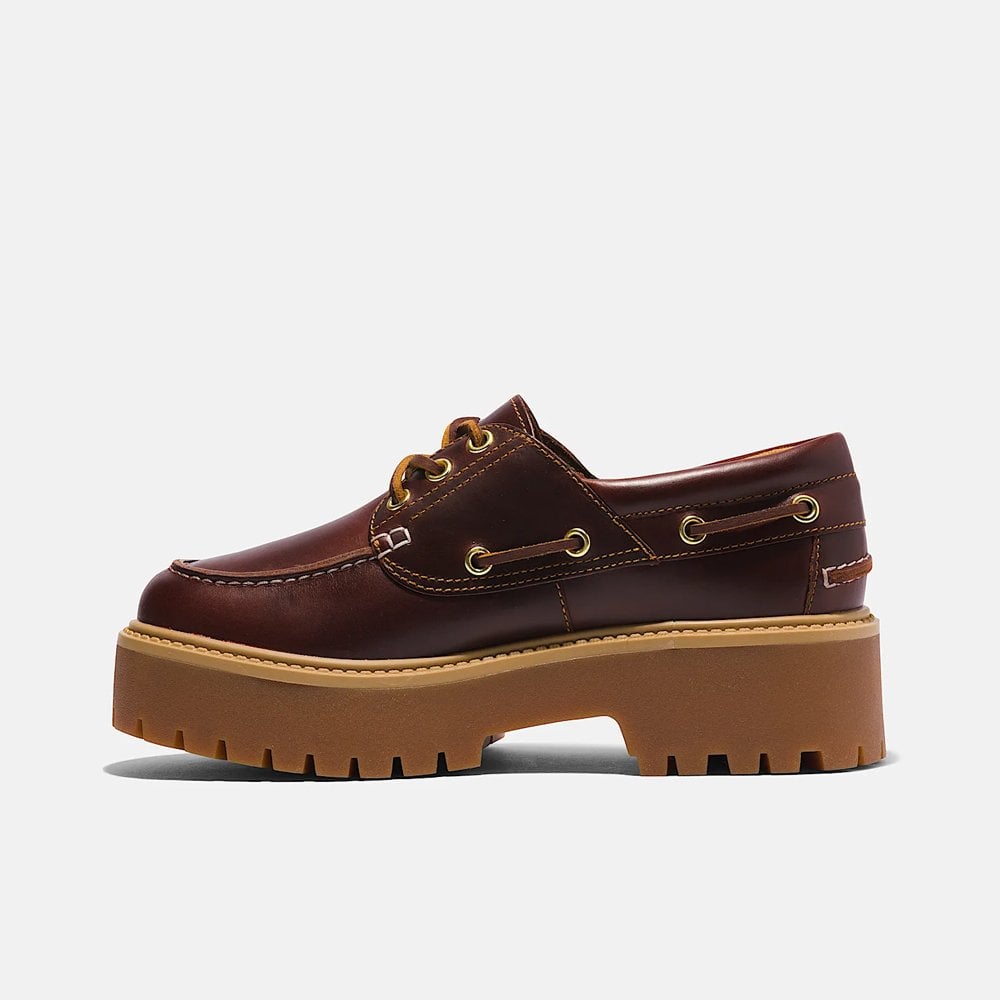Women's Stone Street Boat Shoe - Root Beer