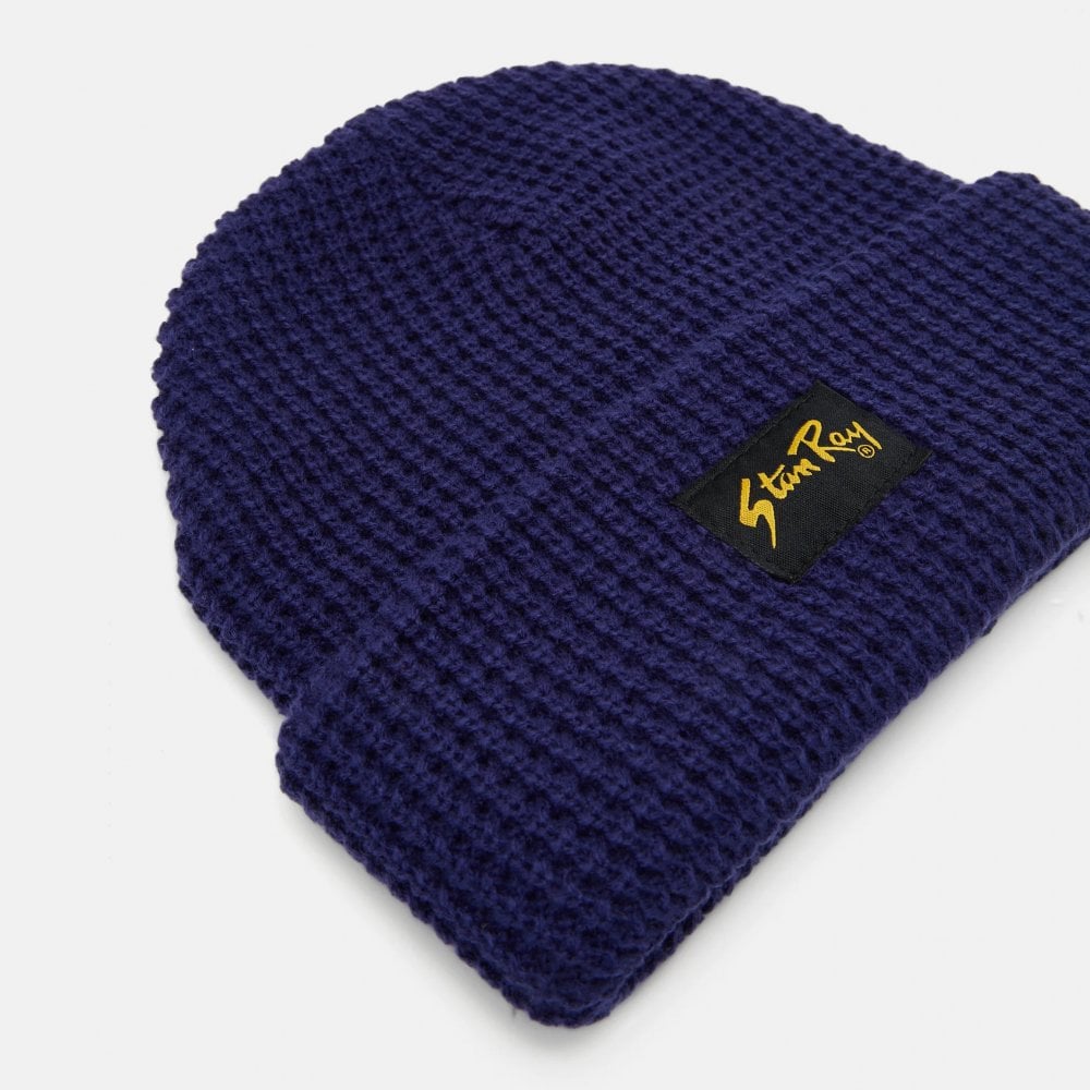 Waffle Beanie - Navy