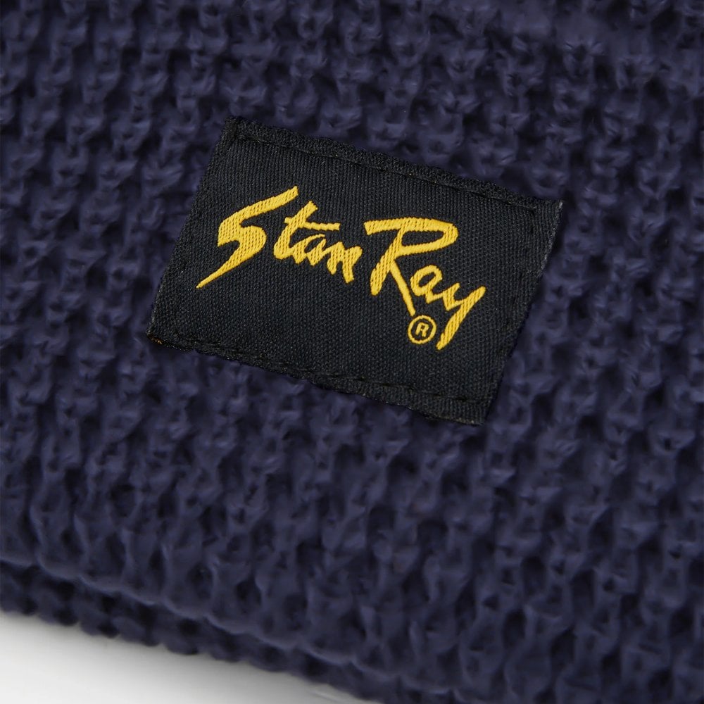 Waffle Beanie - Navy