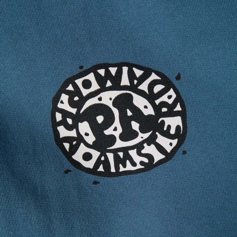 Amsterdammed Crew Neck Sweatshirt - Washed Blue