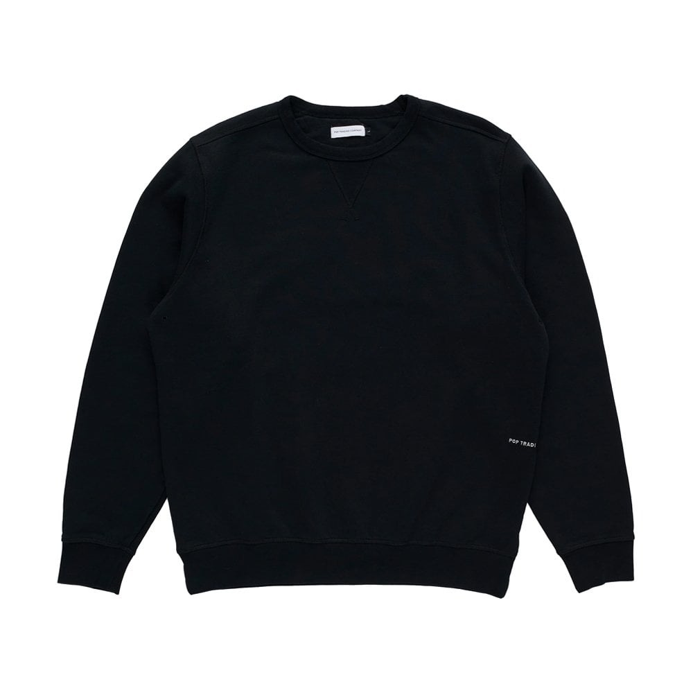 Pop Logo Crewneck Sweat - Black