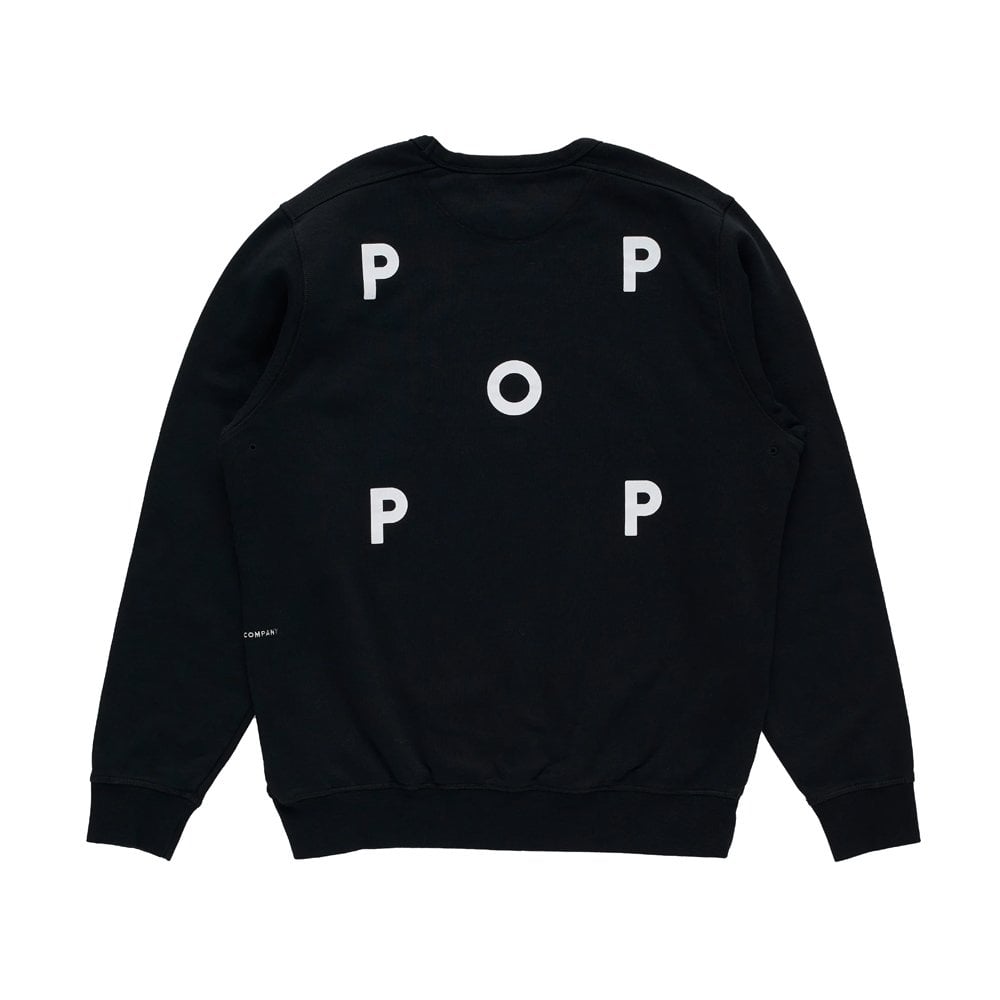 Pop Logo Crewneck Sweat - Black
