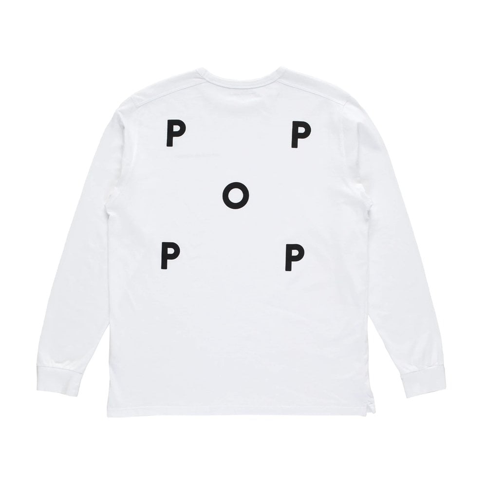 Pop Logo Longsleeve - White