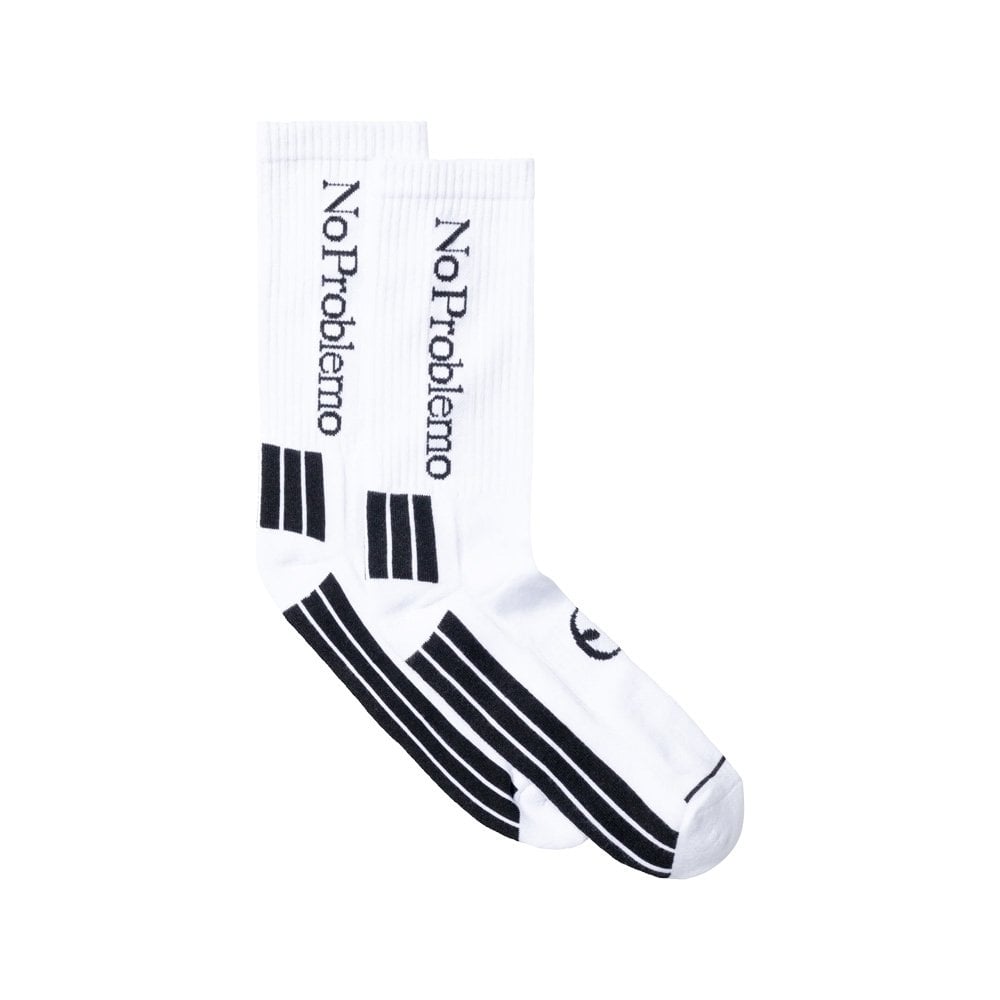 No Problemo Sock - White