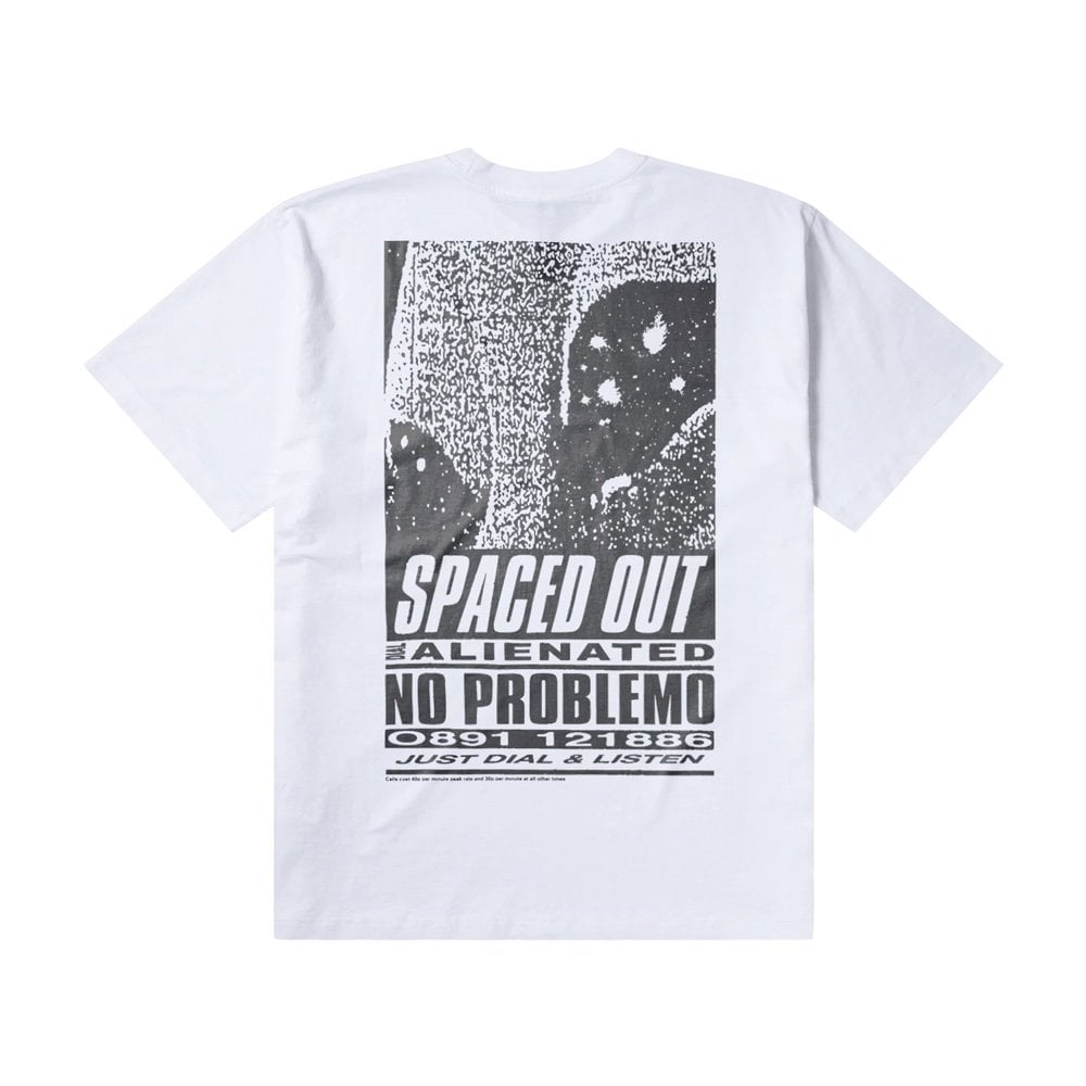 Spaced Out SS Tee - White