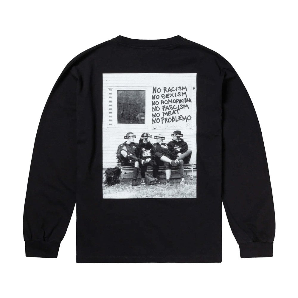 No War LS Tee - Black
