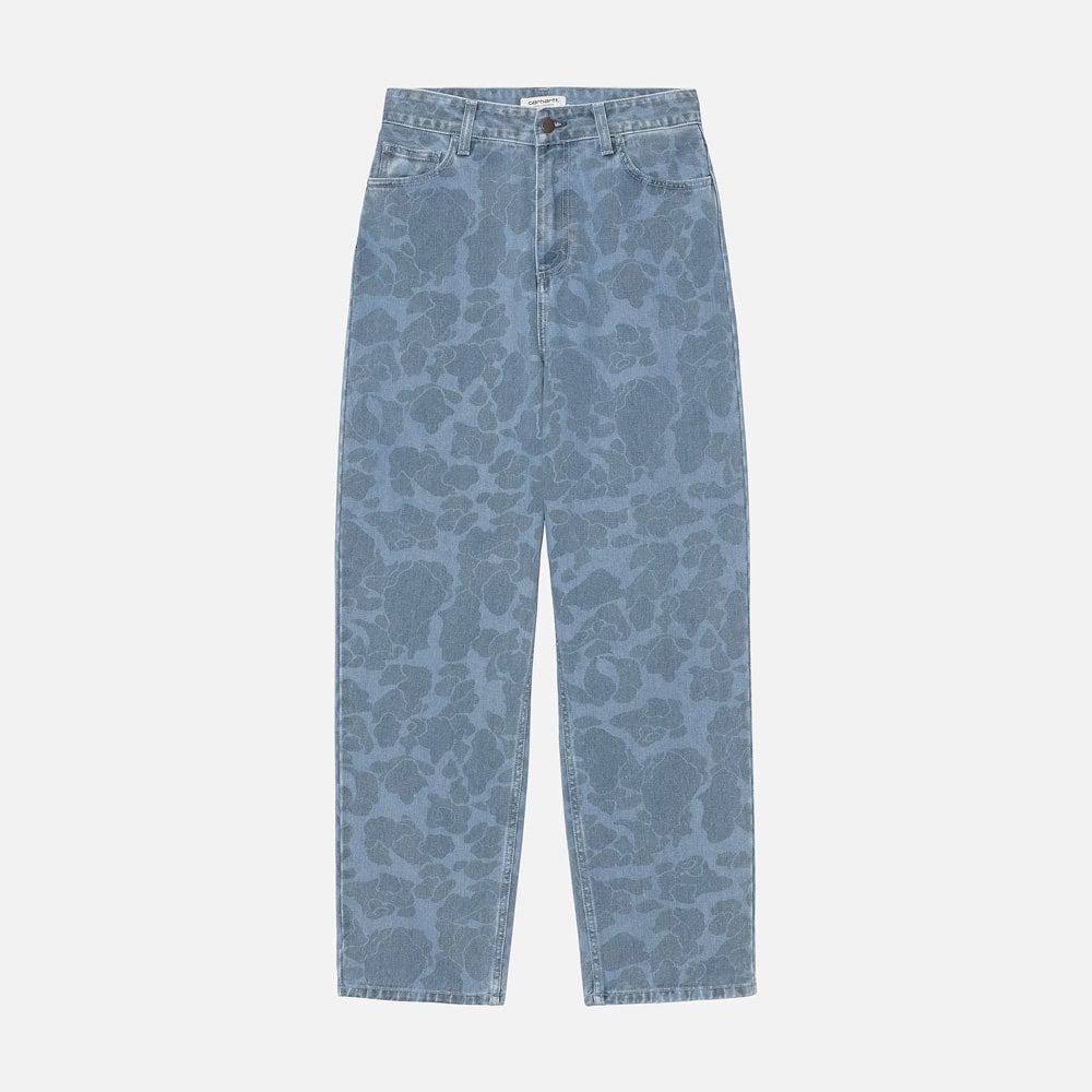 W' Duck Orell Pant - Camo Duck, Blue (Bleached)