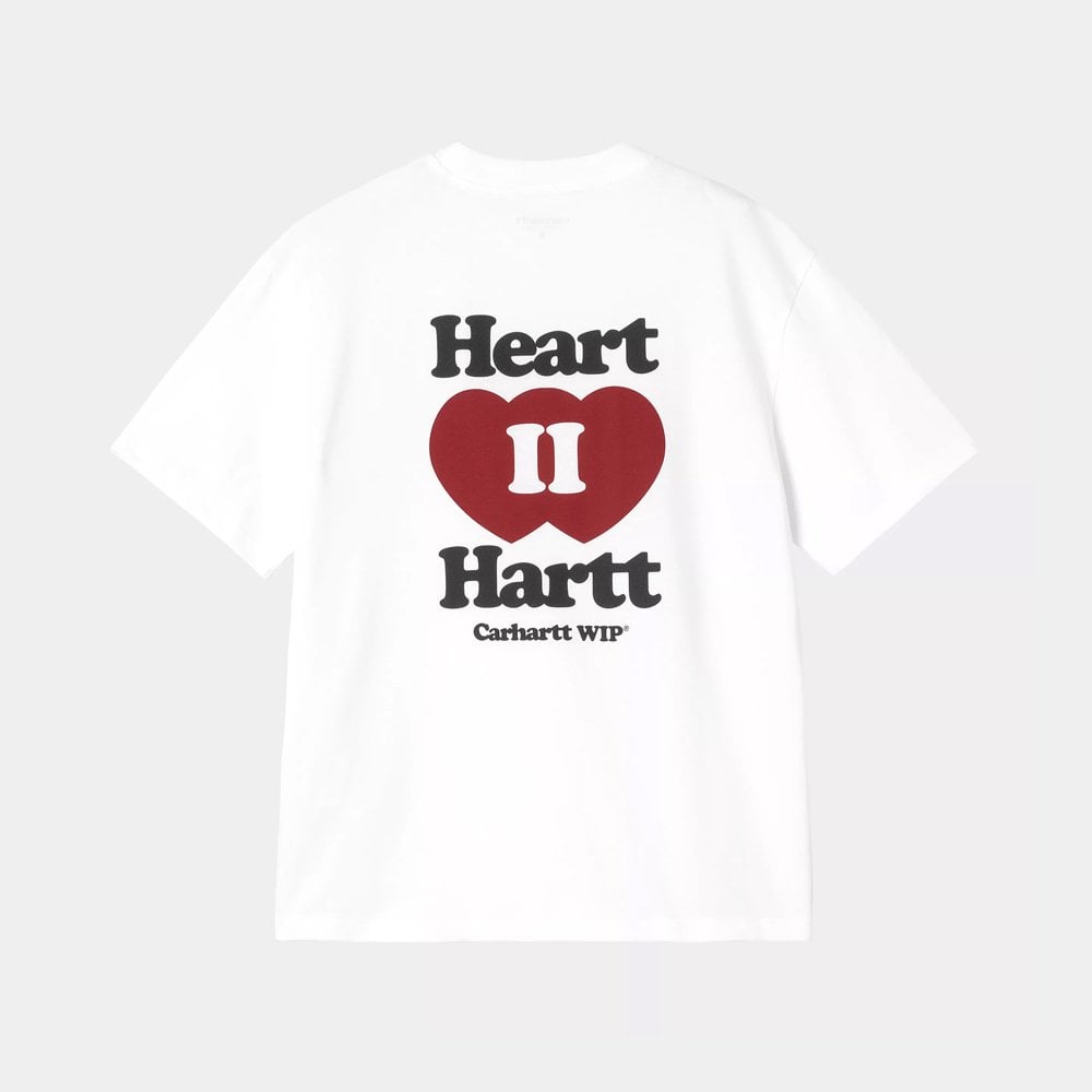 W' S/S Heart II Hartt T-shirt, White