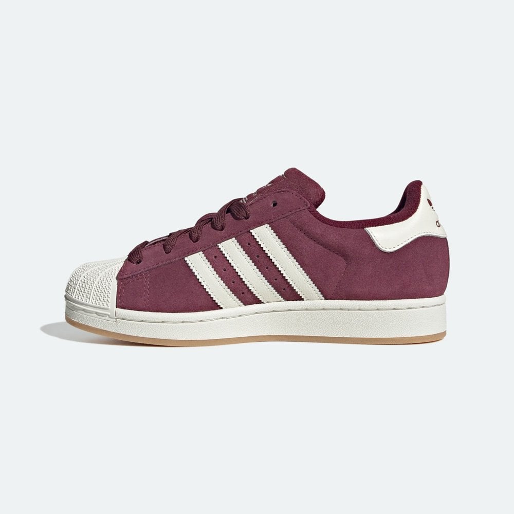 W' Superstar II - Maroon / Off White