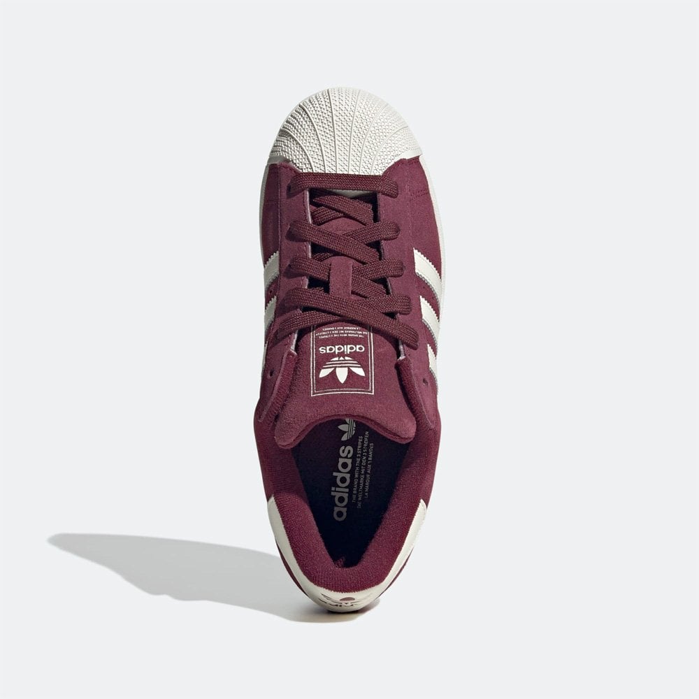 W' Superstar II - Maroon / Off White