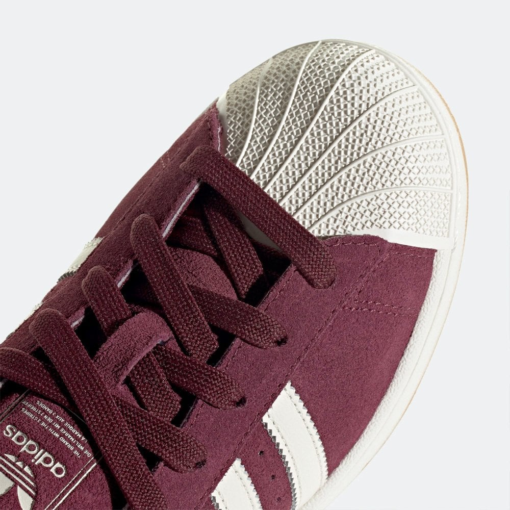 W' Superstar II - Maroon / Off White