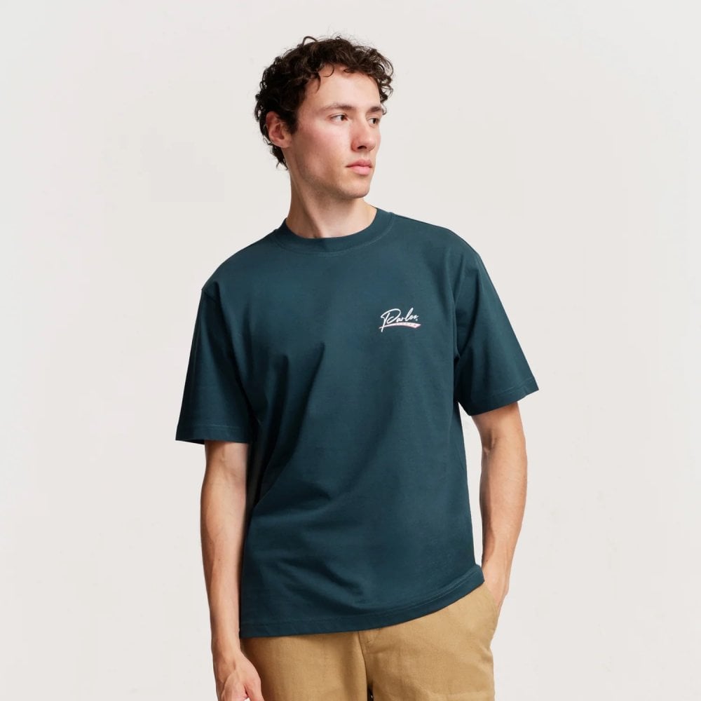 Inning T-shirt, Petrol